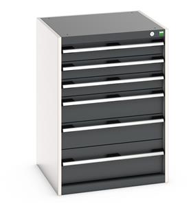 40019049.** Bott Cubio Drawer Cabinet comprising of: 3 x 100mm, 2 x 150mm, 1 x 200mm....